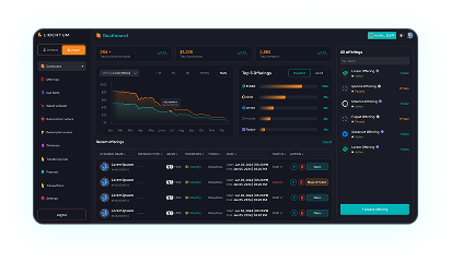 Real-time dashboards for issuers, agents, and investors