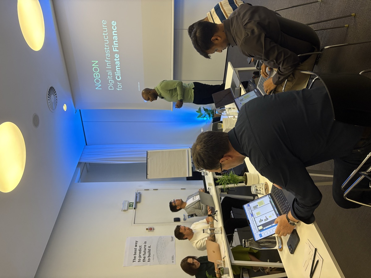 NOBON presenting Digital Infrastructure for Climate Finance
