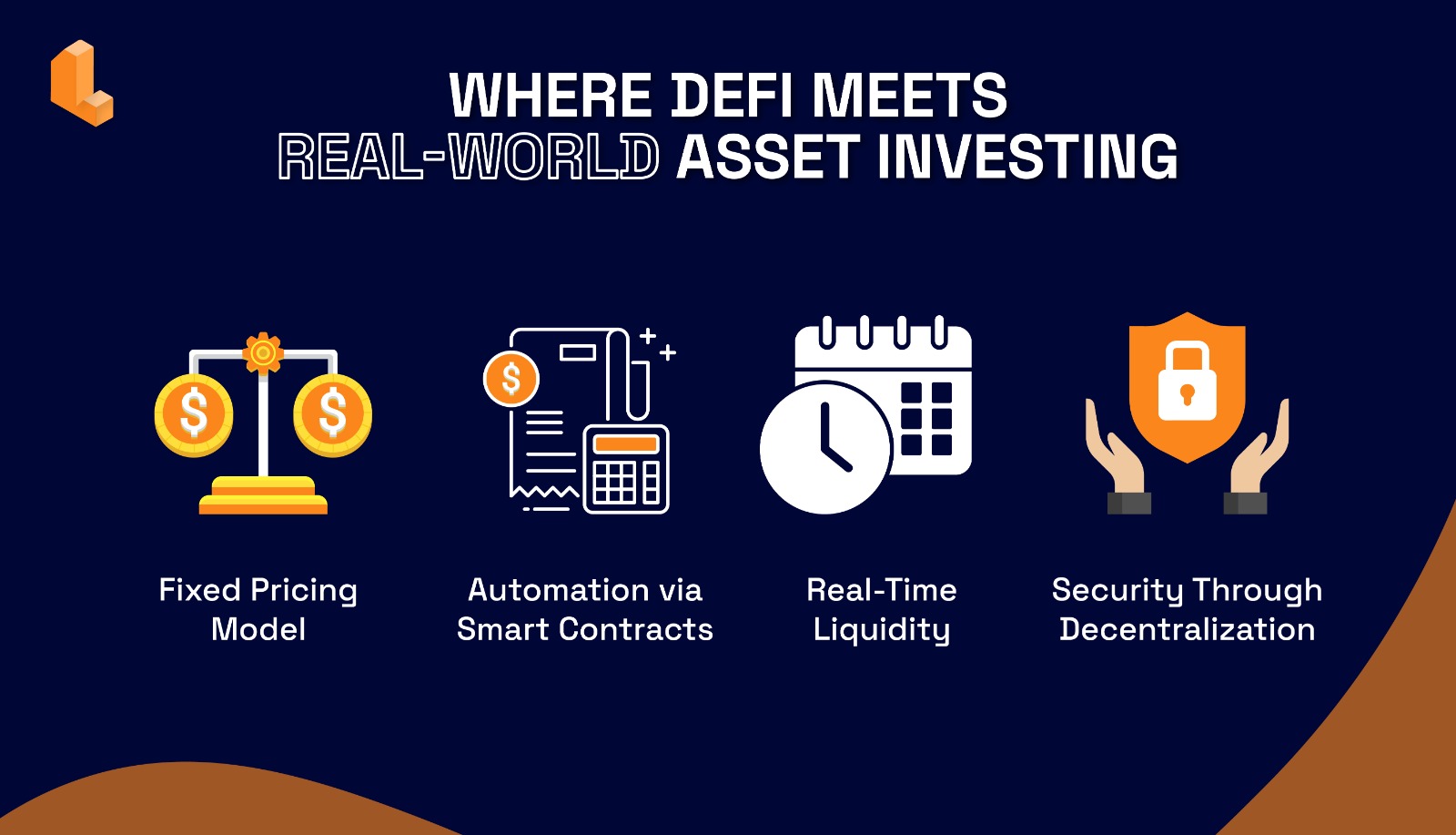 Donde DeFi y los Activos del Mundo Real Se Conectan Infographic