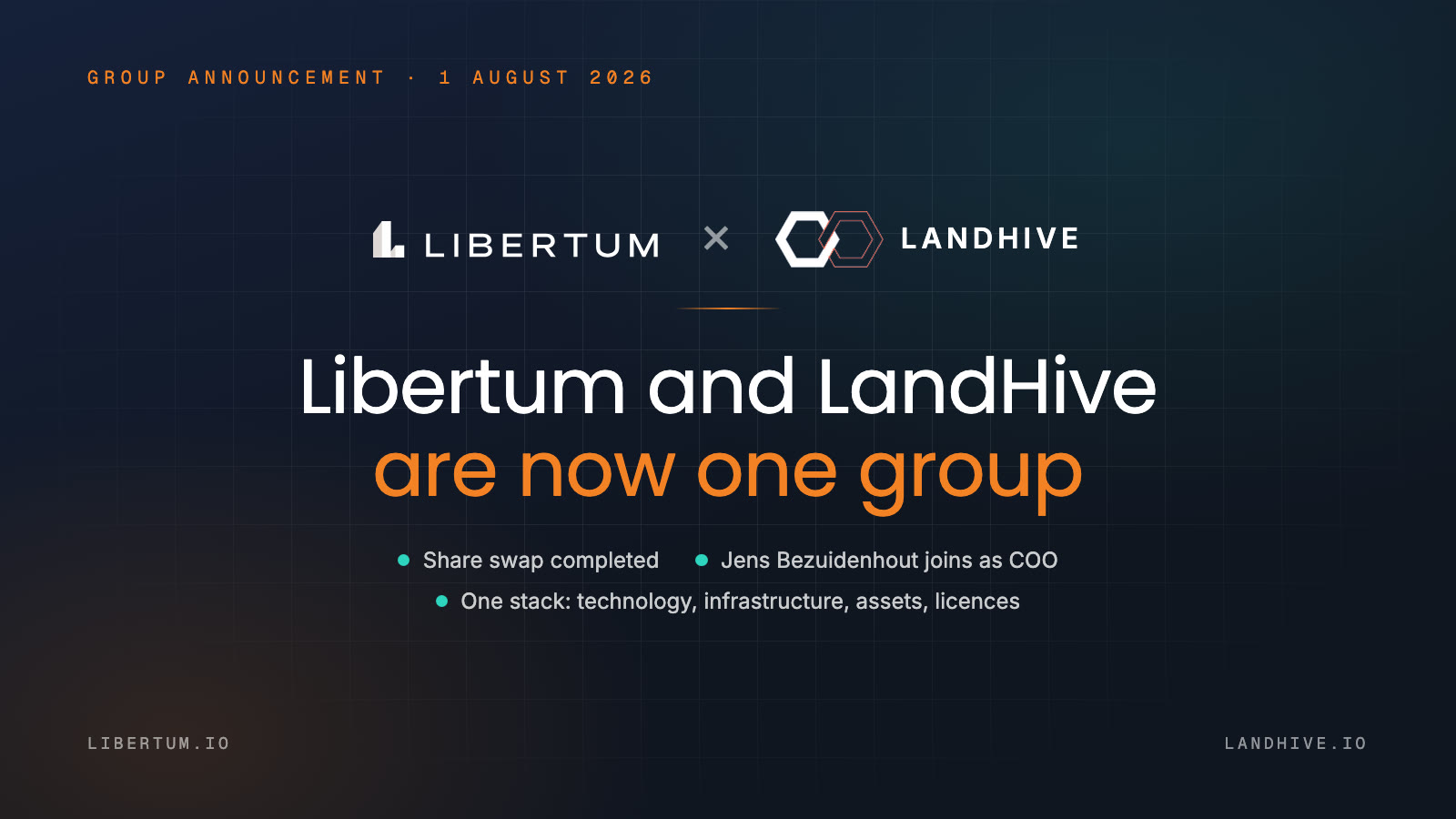 Libertum and LandHive Are Now One Group: What It Means for Developers, Issuers and Investors